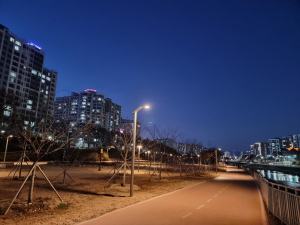 밤에도 안전한 신천, LED가로등 설치로 밝아진다