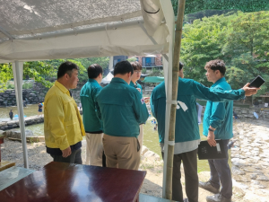 군위군, 계곡 ‘자리 선점·음식 장사’ 집중 단속