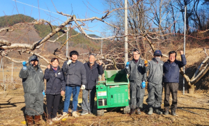 상주시, 영농부산물 소각하지 말고 파쇄하세요